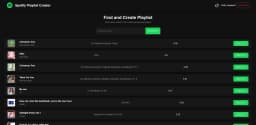 Spotify Playlist Creator